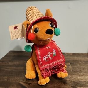 10" Poncho The Dog Chantilly Lane - Animated Feliz Navidad Sings And Dances